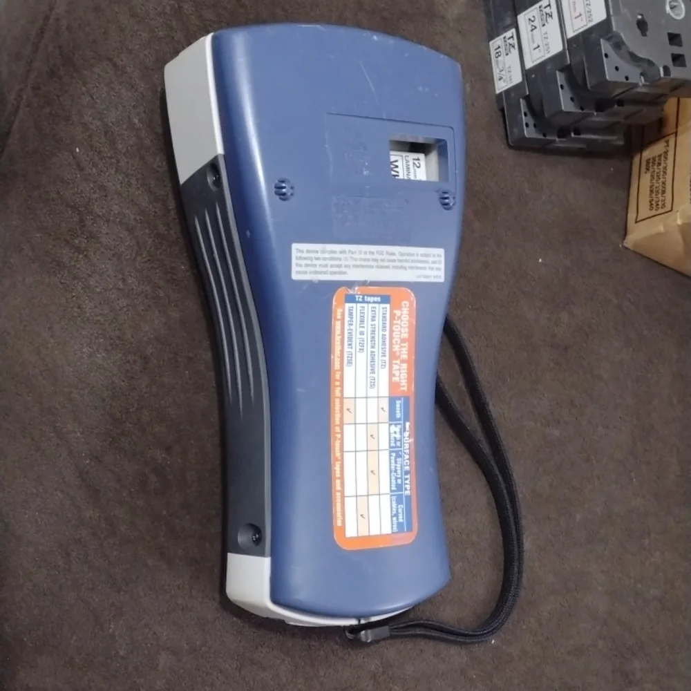 Quality Brother P-touch Labeler & Assorted Label Cassettes